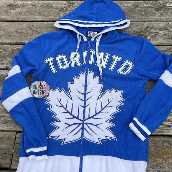 NWT Funzie Onezie Toronto Maple Leafs NHL Onesie - Picture 3 of 9